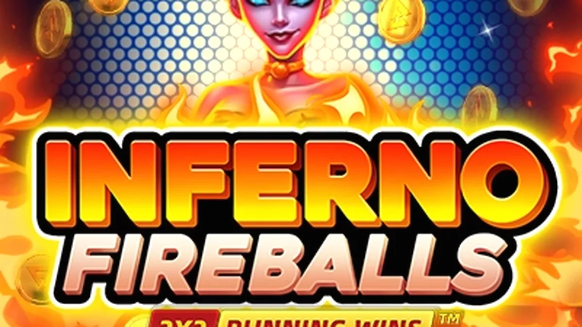 Tampilan visual slot Inferno Fireballs yang energik