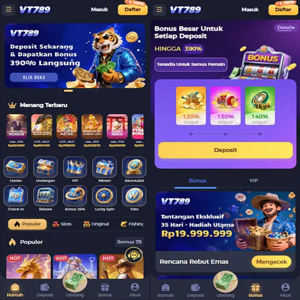 VT789 Bonus Member Baru 100%